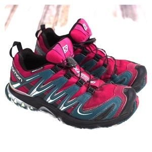 Salomon XA 3D Magenta Hiking Shoes